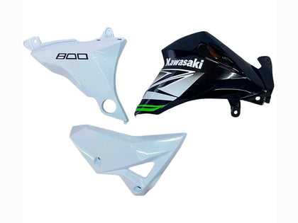 2013-2018 Kawasaki Z800 White Black Fairing Kit