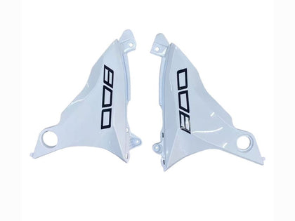 2013-2018 Kawasaki Z800 White Black Fairing Kit