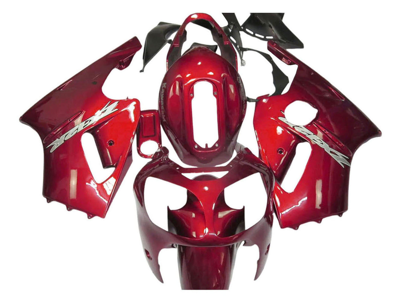 2000-2001 Candy Red Kawasaki ZX12R Motorcycle Fairings， Purchase 2000-2001 Candy Red Kawasaki ZX12R Motorcycle Fairings UK - UK