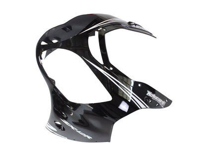 2000-2001 Kawasaki ZX-12R Black with White Snow Decal Ninja Elf Fairing Kit