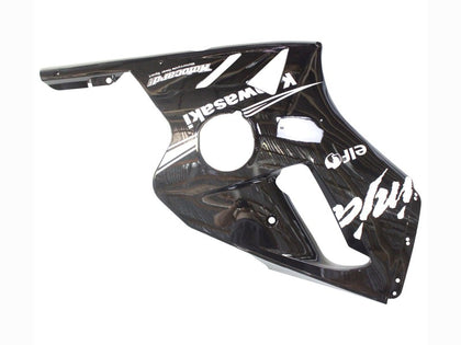 2000-2001 Kawasaki ZX-12R Black with White Snow Decal Ninja Elf Fairing Kit