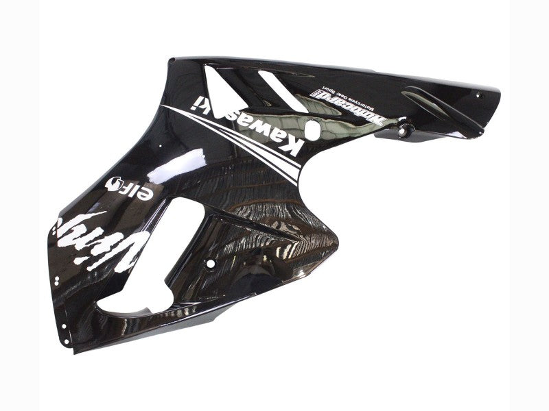 Purchase 2000-2001 Glossy Black White Elf Snow Kawasaki ZX12R Motorcycle Fairings UK