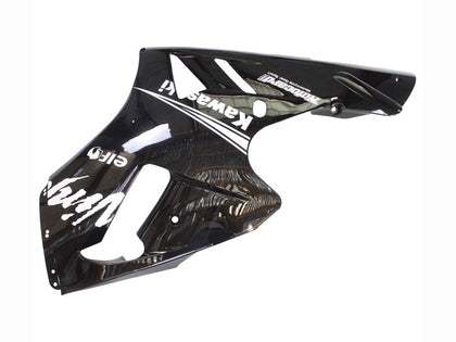 2000-2001 Kawasaki ZX-12R Black with White Snow Decal Ninja Elf Fairing Kit