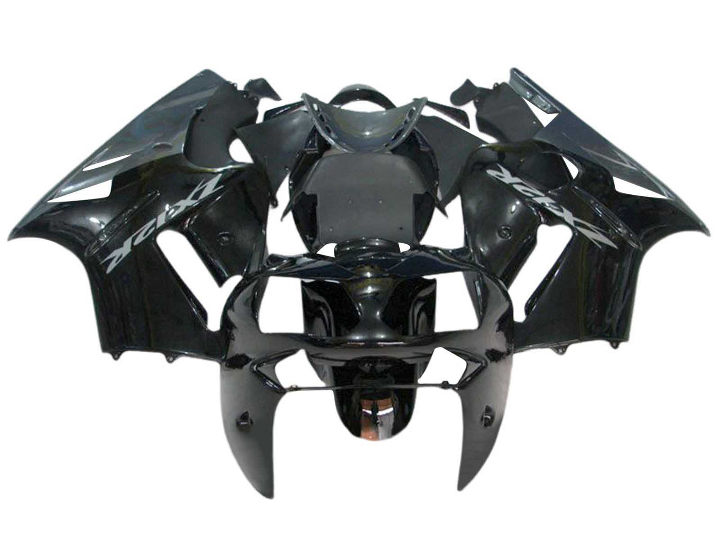 2000-2001 Glossy Black Blue Elf Kawasaki ZX12R Fairing Kit