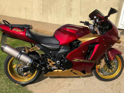 2000-2001 Kawasaki ZX-12R Red Gold Fairing Kit