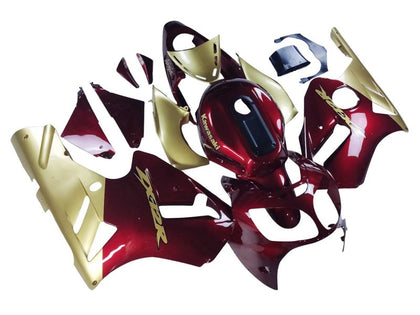 2000-2001 Kawasaki ZX-12R Red Gold Fairing Kit