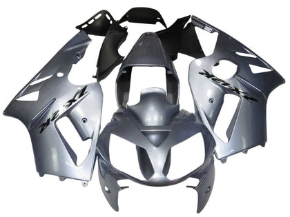 2002-2006 Kawasaki ZX-12R Black with Yellow Flame Fairing Kit