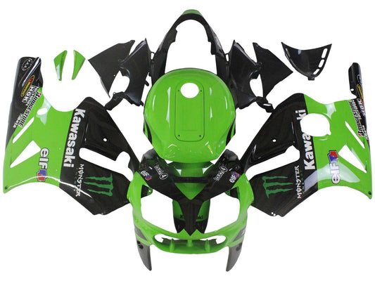 2002-2006 Green Black Monster Elf Kawasaki ZX12R Fairing Kit