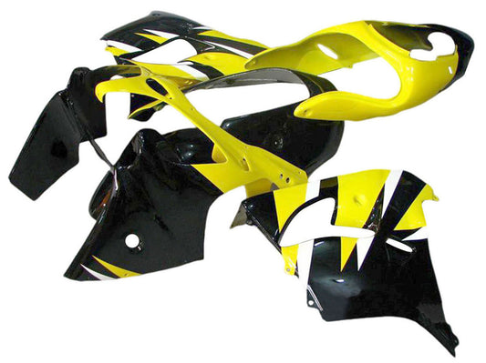 2002-2006 White Green Blue Kawasaki ZX12R Fairing Kit