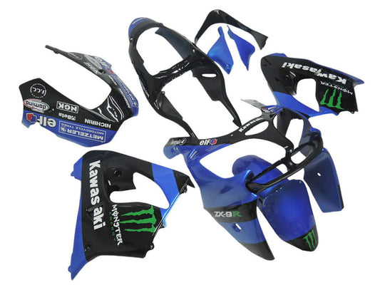 2002-2006 Yellow Blue Black Corona Kawasaki ZX12R Fairing Kit
