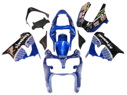 2000-2001 Kawasaki ZX-9R Glossy Black Fairing Kit