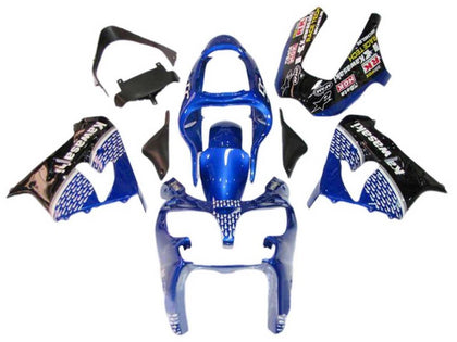 2000-2001 Kawasaki ZX-9R Glossy Black Fairing Kit