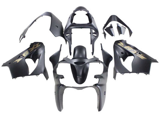 2000-2001 Matte Black Kawasaki ZX9R Fairing Kit