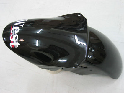 2000-2001 Kawasaki ZX-9R Black White West Fairing Kit