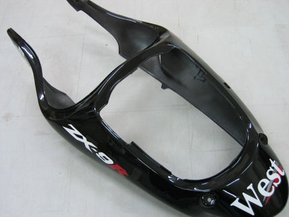 2000-2001 Kawasaki ZX-9R Black White West Fairing Kit
