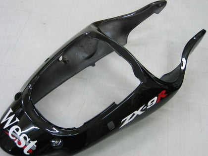 2000-2001 Kawasaki ZX-9R Black White West Fairing Kit