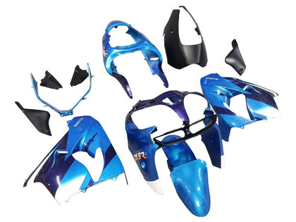 2000-2001 Kawasaki ZX-9R Blue Black Fairing Kit