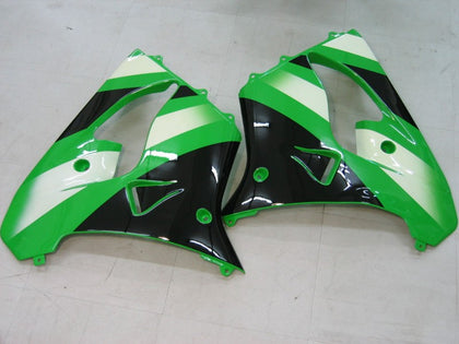 2000-2001 Kawasaki ZX-9R Green Black Fairing Kit