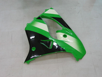 2000-2001 Kawasaki ZX-9R Green Black Fairing Kit
