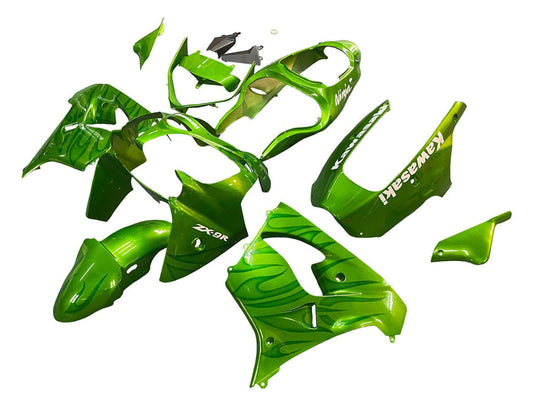2000-2001 Green Flame Kawasaki ZX9R Motorcycle Fairings， Purchase 2000-2001 Green Flame Kawasaki ZX9R Motorcycle Fairings UK - UK