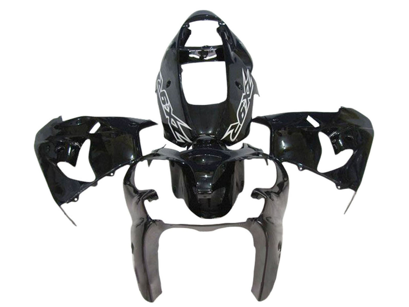 2000-2001 Grey Green Kawasaki ZX9R Fairing Kit