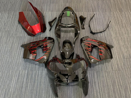 2000-2001 Green Black Elf Kawasaki ZX9R Fairing Kit