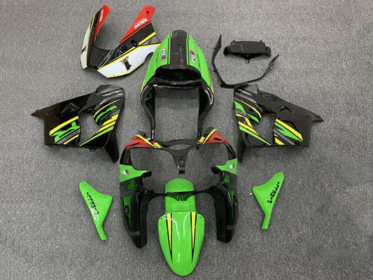2000-2001 Burnt Orange Black Kawasaki ZX9R Fairing Kit