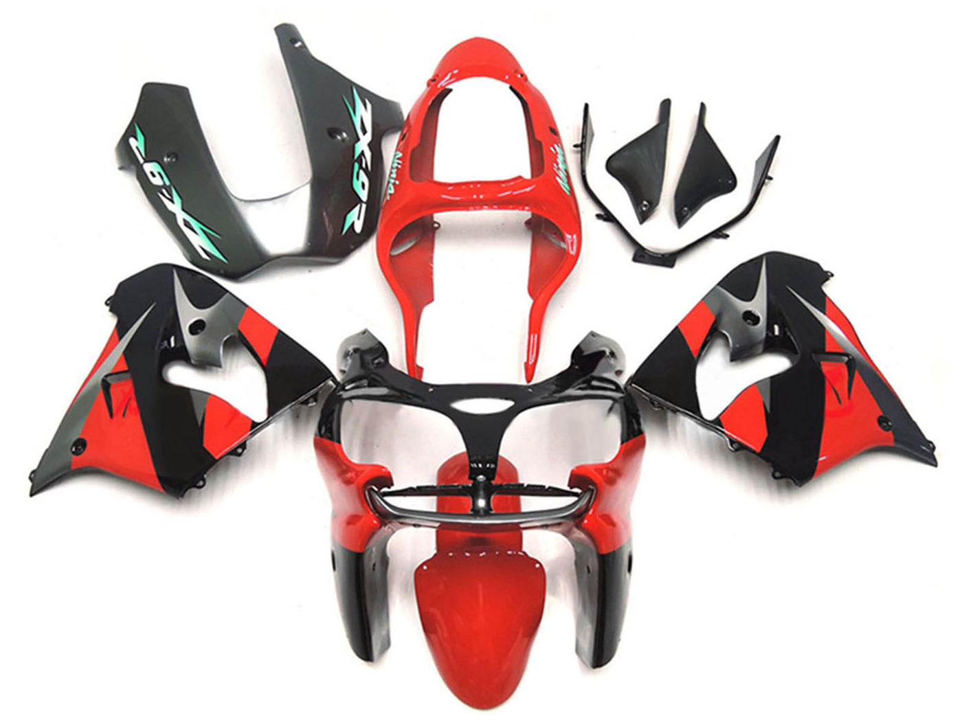 2000-2001 Red Black Kawasaki ZX9R Motorcycle Fairings， Purchase 2000-2001 Red Black Kawasaki ZX9R Motorcycle Fairings UK - UK