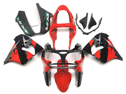 2000-2001 Kawasaki ZX-9R Gray Orange Fairing Kit