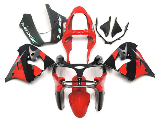 2000-2001 Red Black Kawasaki ZX9R Motorcycle Fairings， Purchase 2000-2001 Red Black Kawasaki ZX9R Motorcycle Fairings UK - UK