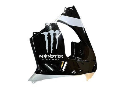 2002-2003 Kawasaki ZX-9R Black Silver Monster Elf Fairing Kit