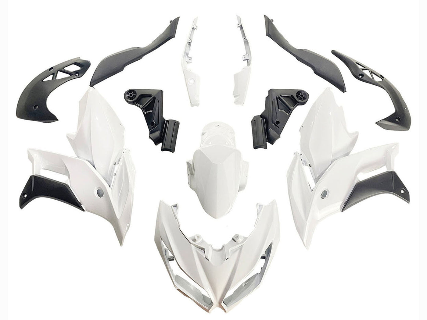 2015-2021 White Grey Kawasaki Versys 650 Fairing Kit
