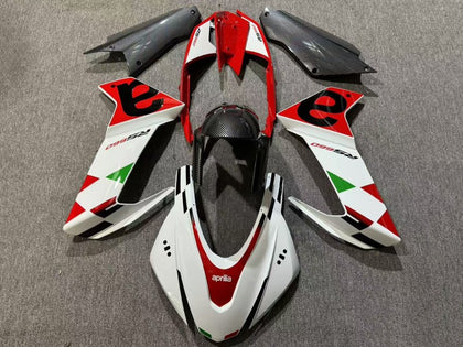 2020-2024 Aprilia RS660 White Red Black Carbon Fiber Green Fairing Kit