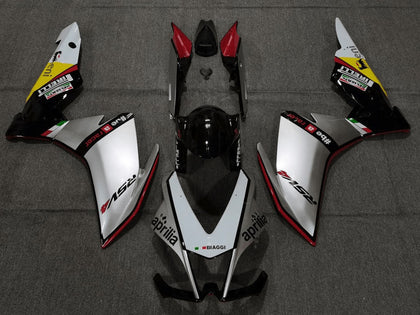 2009-2015 Aprilia RSV4 Silver Red Black Yellow 1000 Fairing Kit