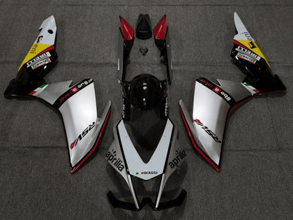 2009-2015 Aprilia RSV4 Silver Red Black Yellow 1000 Fairing Kit