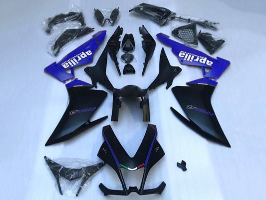 2009-2015 Matte Black Matte Blue Aprilia RSV4 1000 Fairing Kit