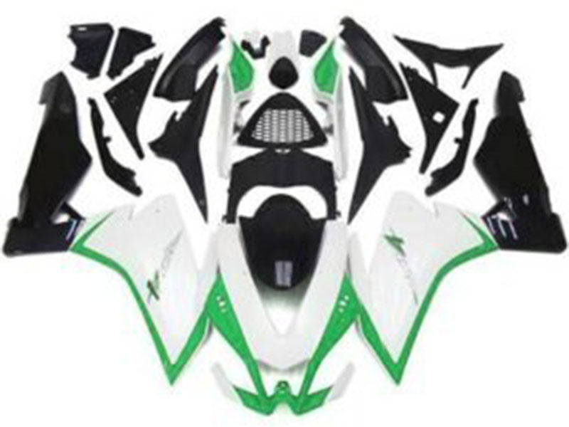 2009-2015 White Green Black Aprilia RSV4 1000 Fairing Kit