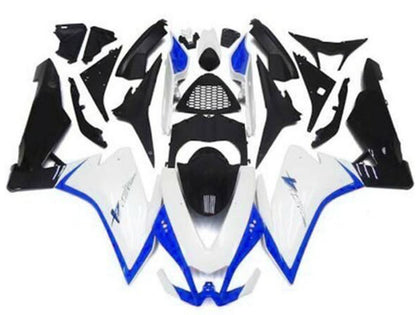2009-2015 Aprilia RSV4 White Blue Black 1000 Fairing Kit