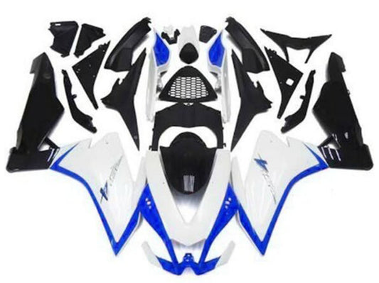 2009-2015 White Blue Black Aprilia RSV4 1000 Fairing Kit