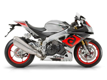 2009-2015 Aprilia RSV4 Matte Silver Black Red 1000 Fairing Kit
