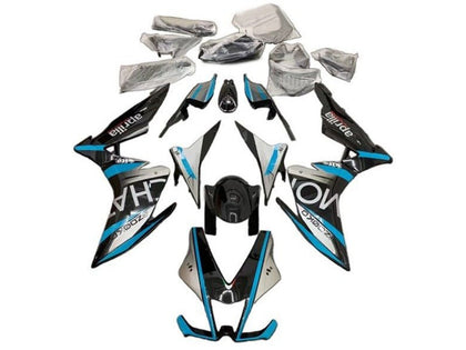 2009-2015 Aprilia RSV4 Silver Black Blue 1000 Fairing Kit