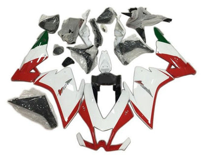 2009-2015 Aprilia RSV4 Red White Green 1000 Fairing Kit