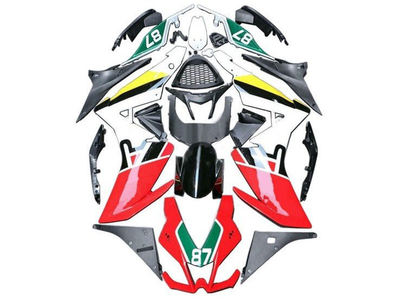 2009-2015 Red White Black Green Yellow Aprilia RSV4 1000 Fairing Kit