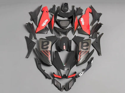 2009-2015 Aprilia RSV4 Matte Black Red Gray 1000 Fairing Kit