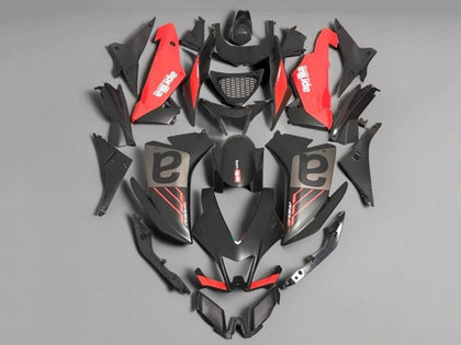 2009-2015 Aprilia RSV4 Matte Black Red Gray 1000 Fairing Kit