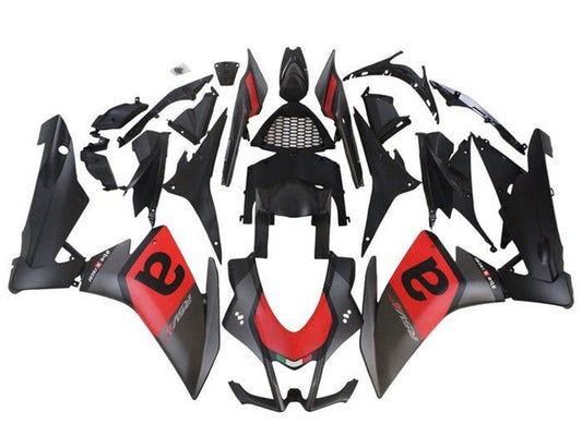 2009-2015 Matte Black Grey Red Aprilia RSV4 1000 Fairing Kit