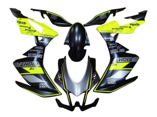 2016-2020 Matte Black Grey Yellow Aprilia RSV4 1000 Fairing Kit