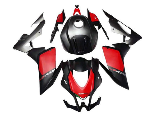 2016-2020 Matte Black Red Grey Aprilia RSV4 1000 Fairing Kit