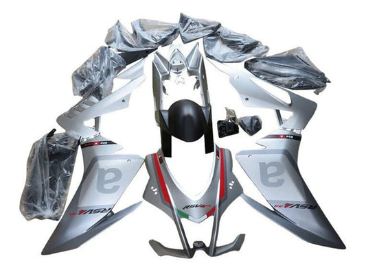 2016-2020 Silver Grey Red Aprilia RSV4 1000 Fairing Kit