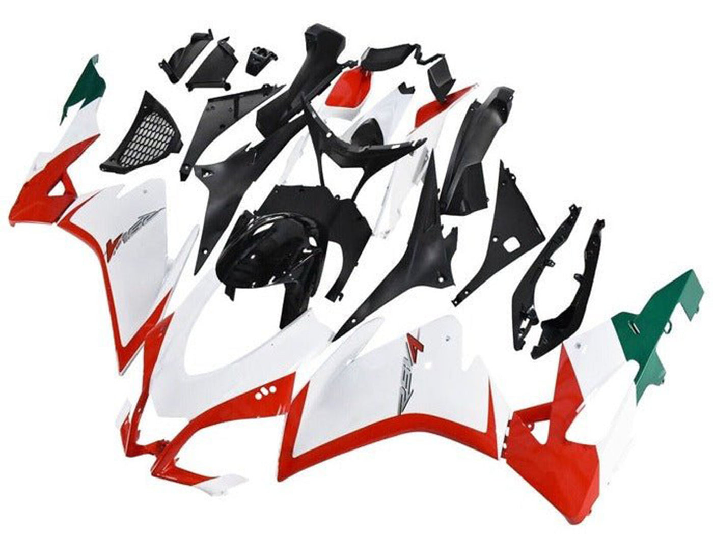 2016-2020 White Red Green Black Aprilia RSV4 1000 Fairing Kit